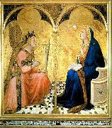 Ambrogio Lorenzetti Annunciation oil on canvas